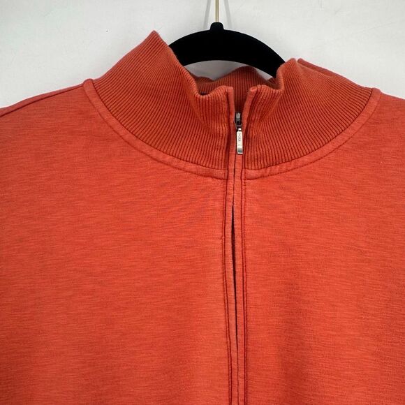 Royal Robbin’s Women’s Full Zip Sweatshirt SZ L Embroidered Pumpkin Spice Orange - Picture 6 of 12